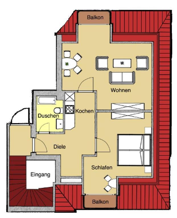 Apartmán Ferienwohnanlage Duenenhaus Hohwacht Exteriér fotografie